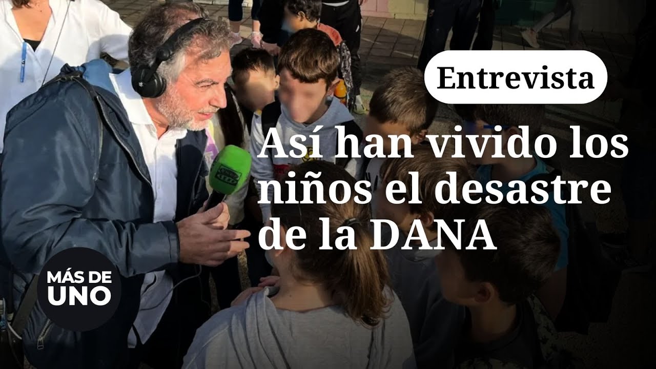 Los niños cuentan cómo han vivido la DANA: 