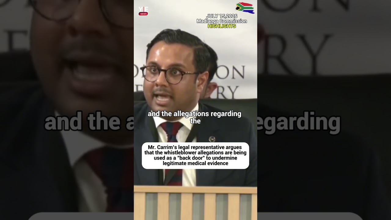 Madlanga Commission: Carrim&rsquo;s Lawyer Calls Tips a &ldquo;Back Door&rdquo; Attack on Medical Note