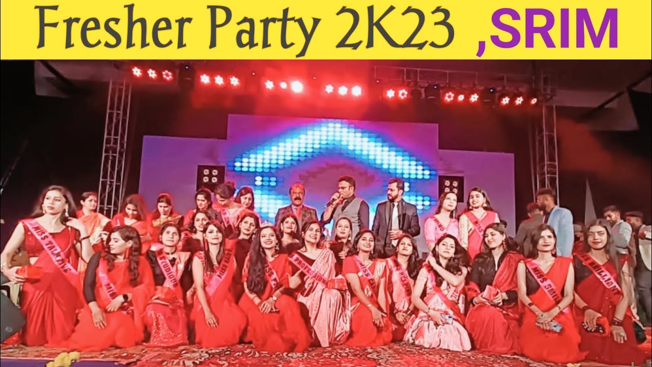 Fresher Party 2K23 SRIT JABALPUR | Full Vlog of enjoying moment