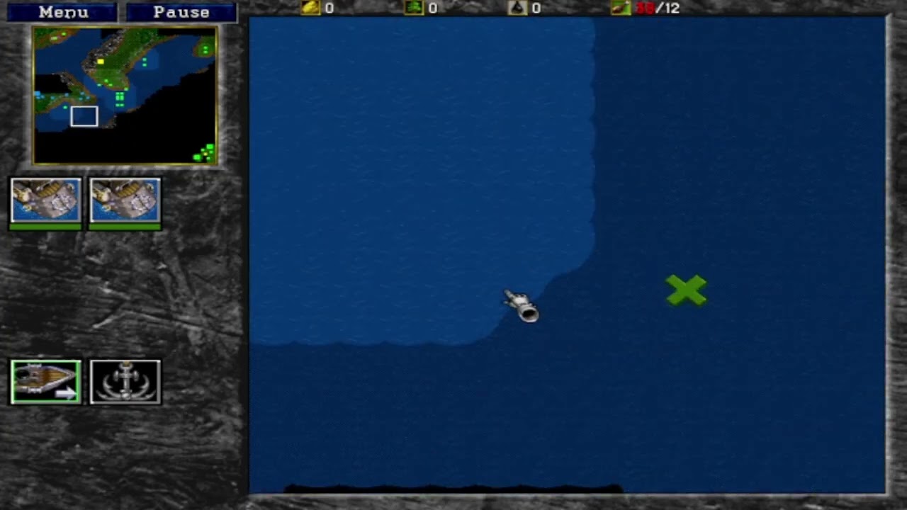 Warcraft 2   Tides of Darkness   Human Campaing Map 09