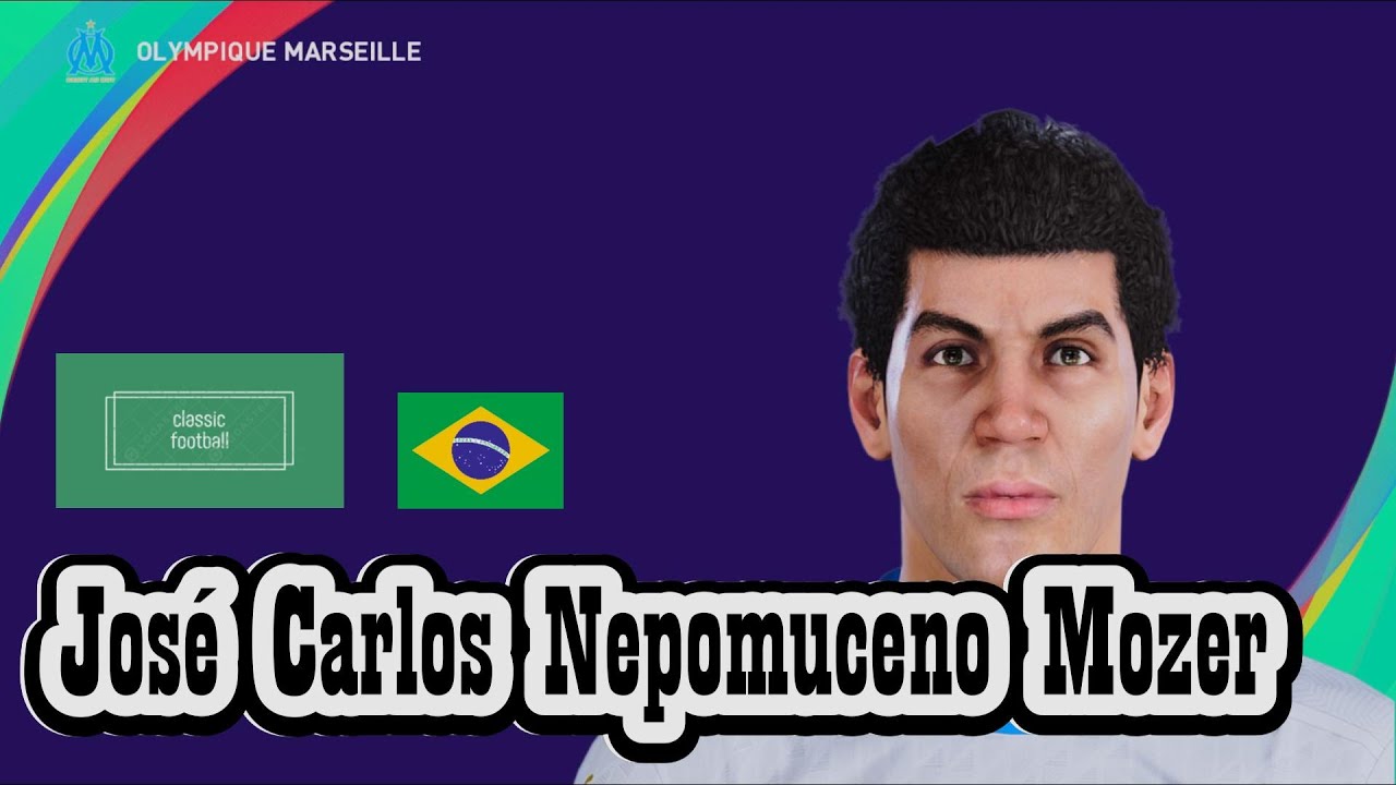 José Carlos Nepomuceno Mozer - PES Clasico (Face, Body& Stats)