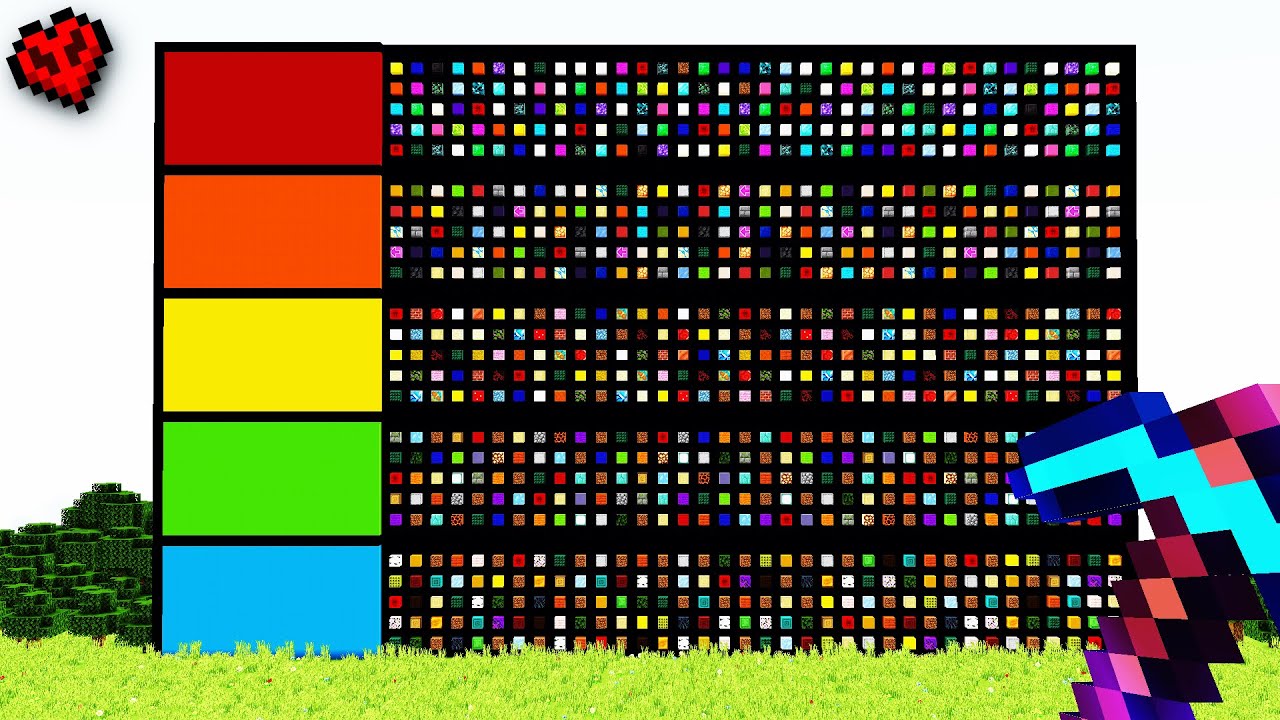 I Collected and Ranked Every Block in Minecraft