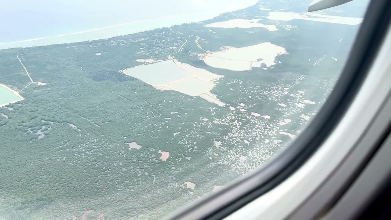 Landing  at Cayman Islands  from East side
