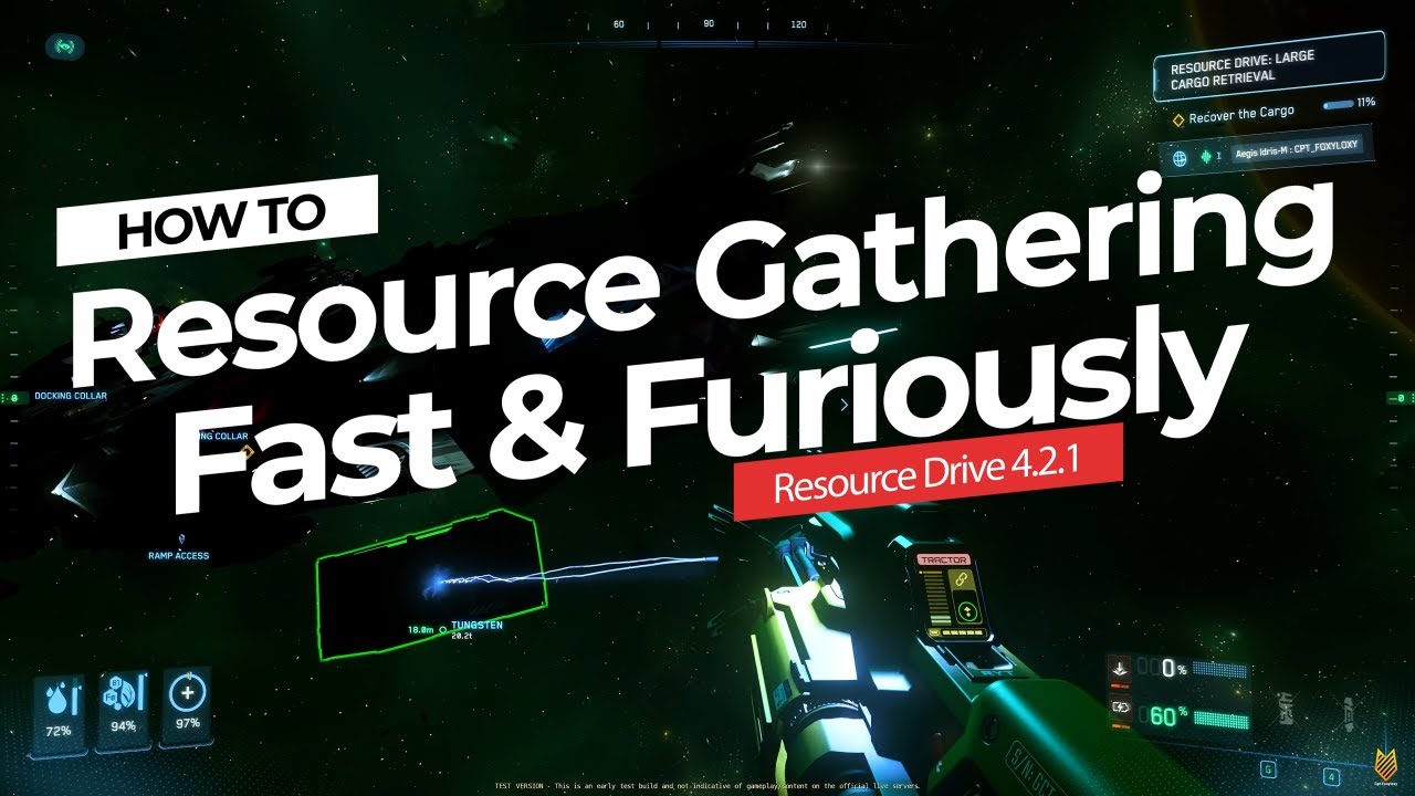 How To Gather Resources Fast & Furiously - 4.2.1 Resource Drive Guide | Star Citizen Guide 4k