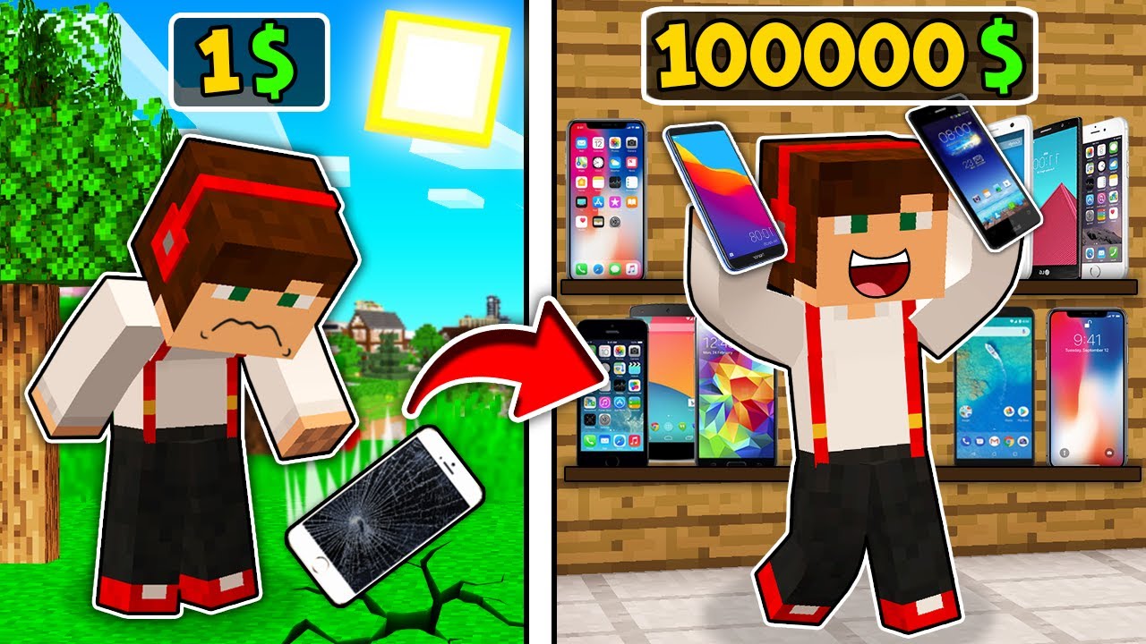JAK ZDOBYŁEM NAJLEPSZE TELEFONY W MINECRAFT?! GPLAY & LAKI