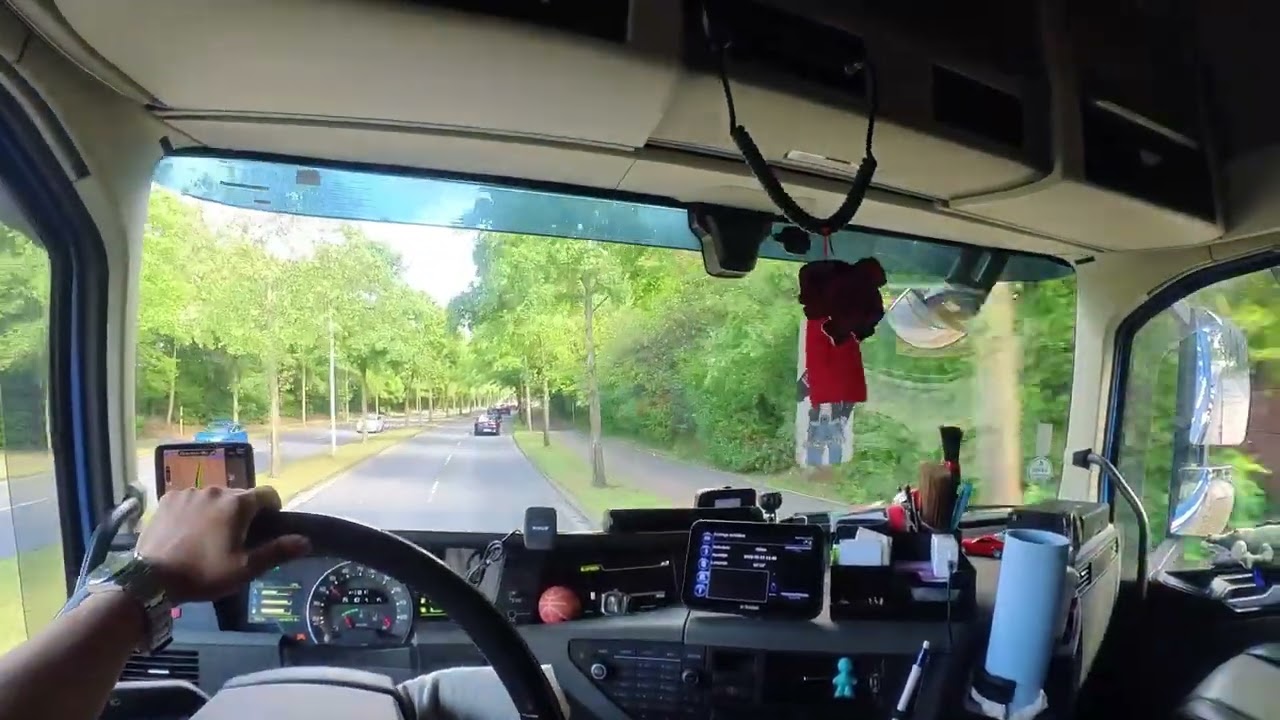 Truck Drive Through the City of Herne Germany. 🇩🇪