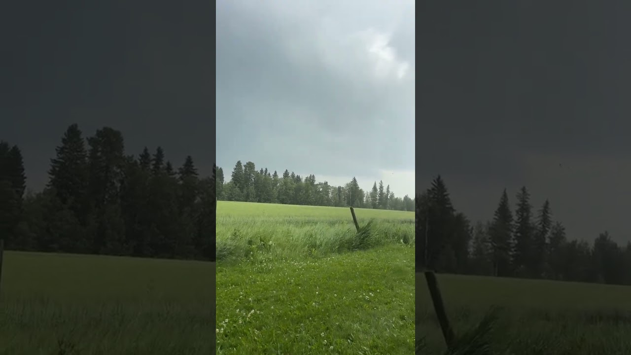 Rocky Mountain House, Alberta Tornado July 18, 2026 Closeup