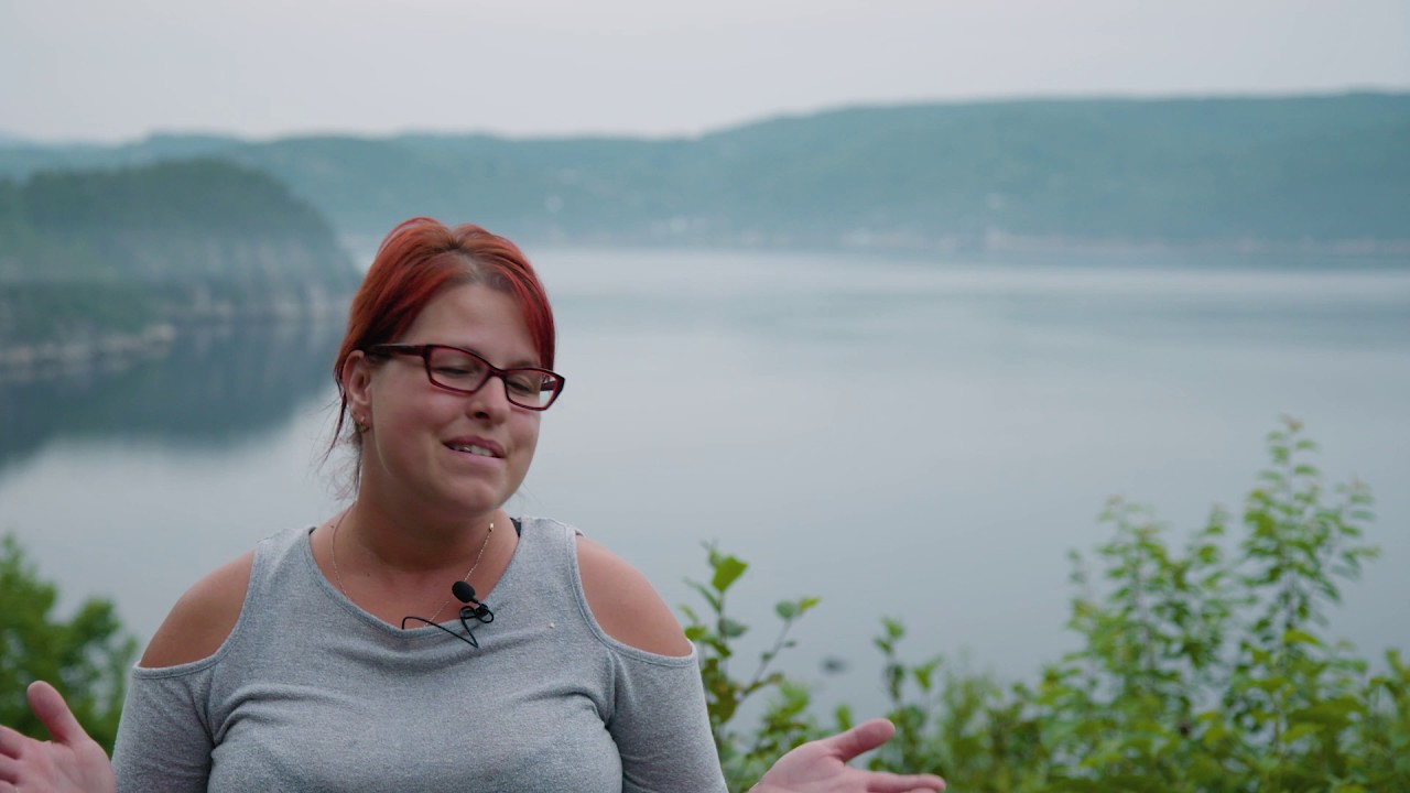 La famille Pelletier au Village-Vacances Petit-Saguenay.
