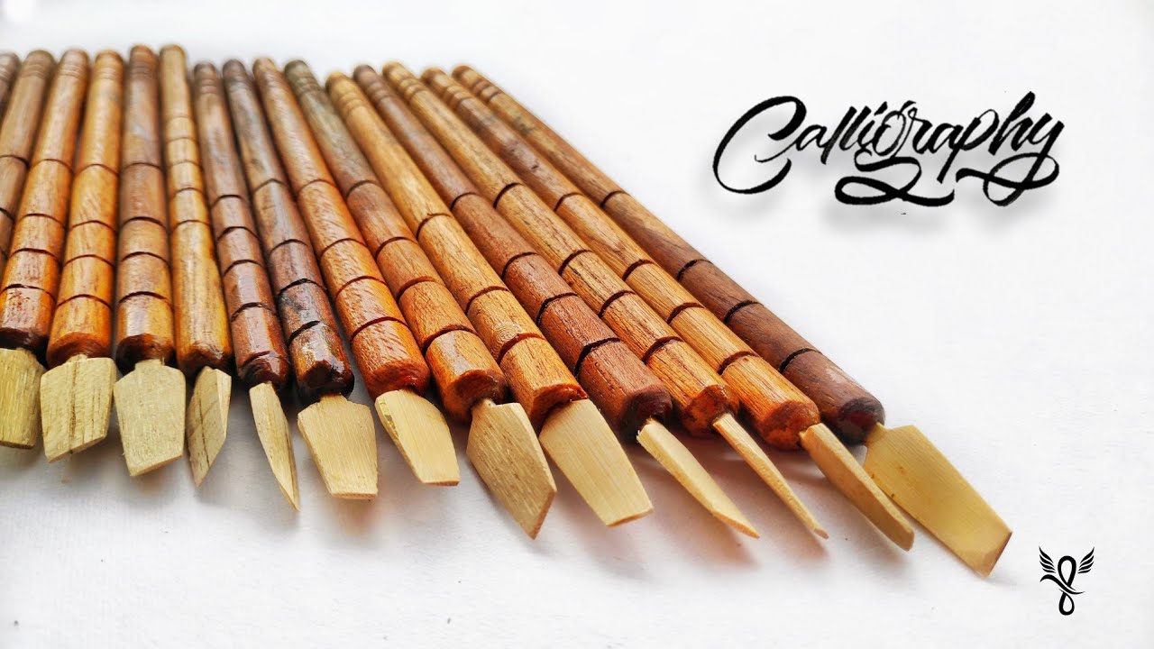 DIY | How to make calligraphy pen | Arabic Calligraphy Qalam making tutorial video | #The_Arten #1