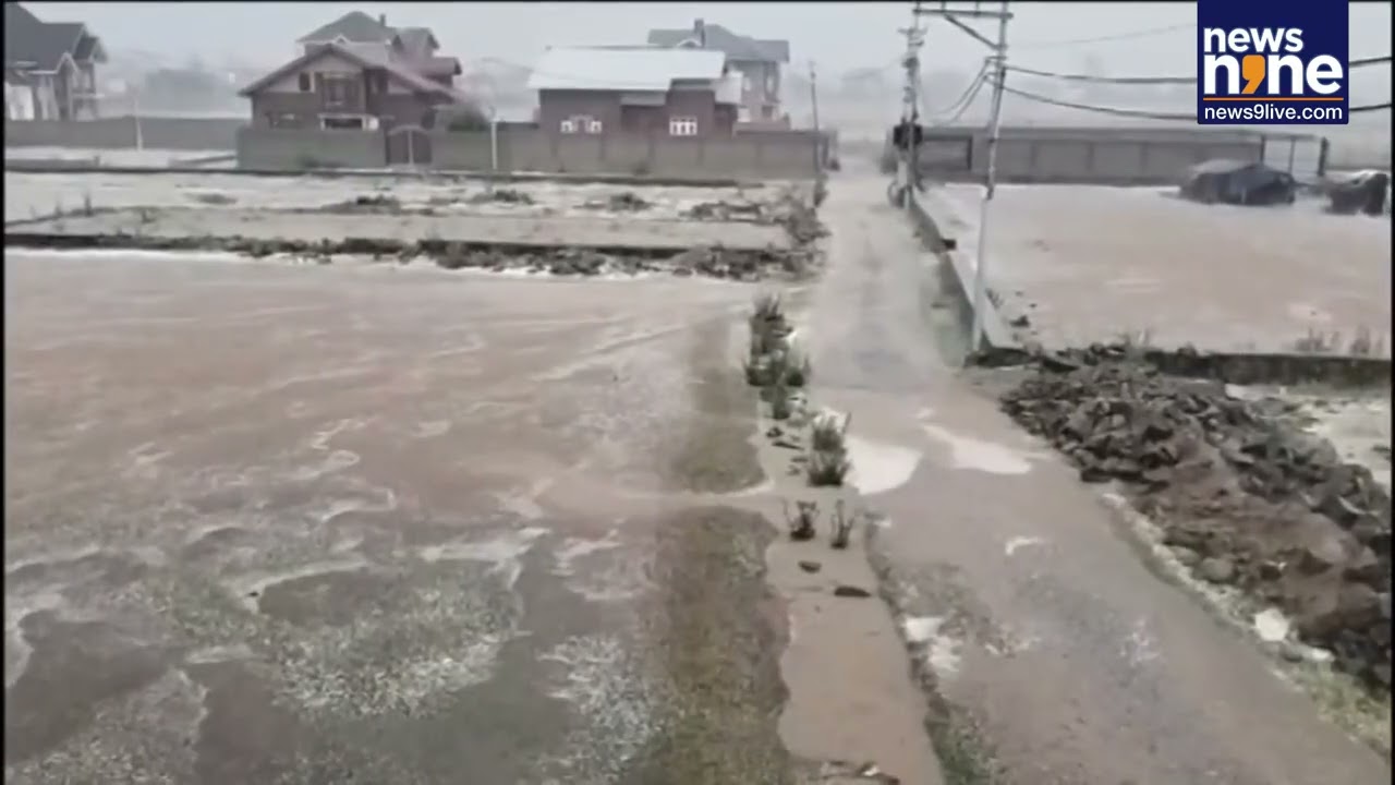 Jammu And Kashmir : Hailstorm In Srinagar | Jammu & Kashmir Monsoon 2025 Update | News9