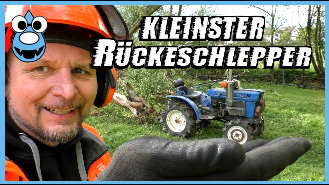 🚜Der vielleicht kleinste Rückeschlepper der Welt!!😂 😂