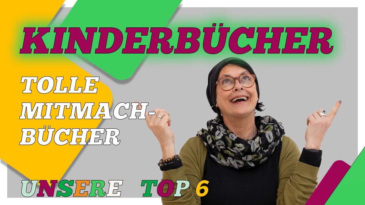 Unsere Top 6 Mitmach-b&uuml;cher f&uuml;r Kinder! 2-4 Jahre