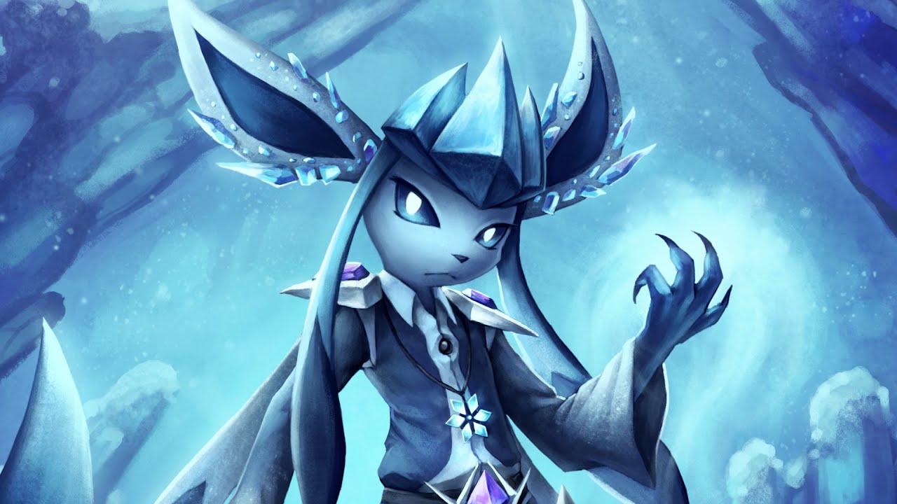 Warrior Glaceon (Eeveelution Warriors) [Speedpaint]