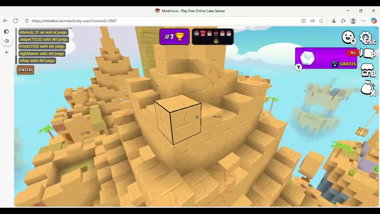 minefun no subire mas 😭
