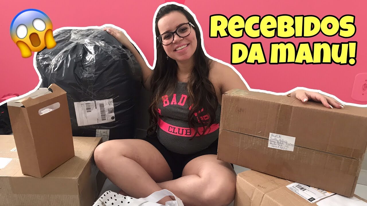 RECEBIDOS DO MÊS DE AGOSTO 😍📦 A MANU GANHOU MUITA COISA LINDA!!! | Amanda Silva