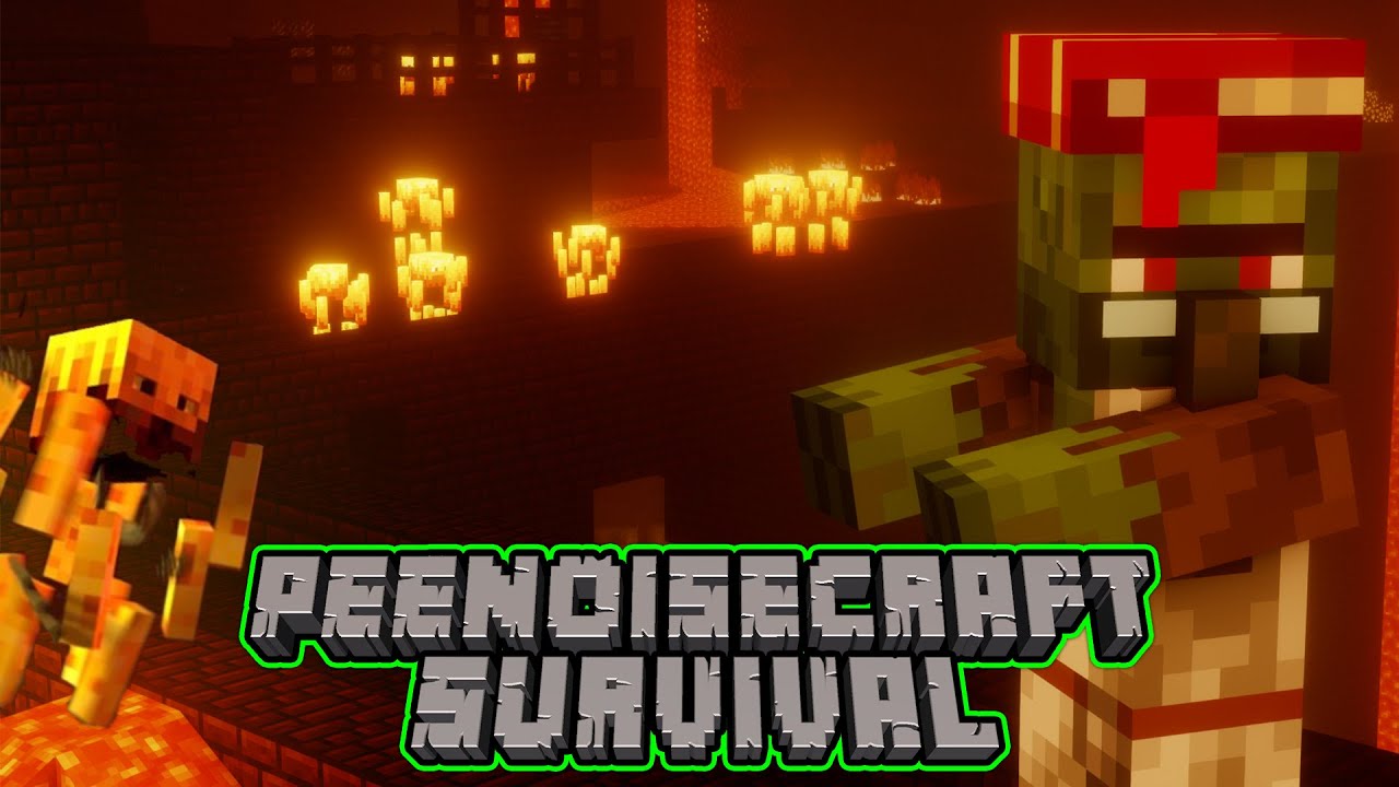 THE FORTRESS & VILLAGER  - PEENOISE MINECRAFT: SURVIVAL (FILIPINO) - PART 9
