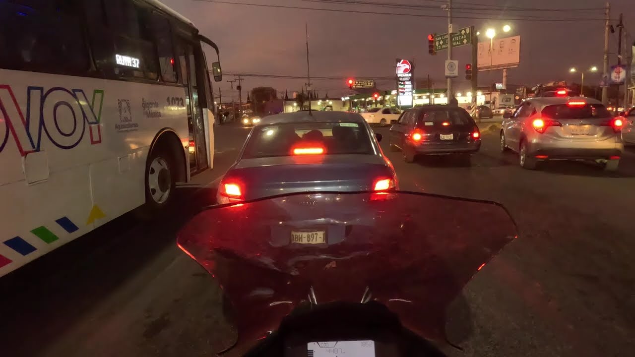 Ruta en Aguascalientes, en Motocicleta