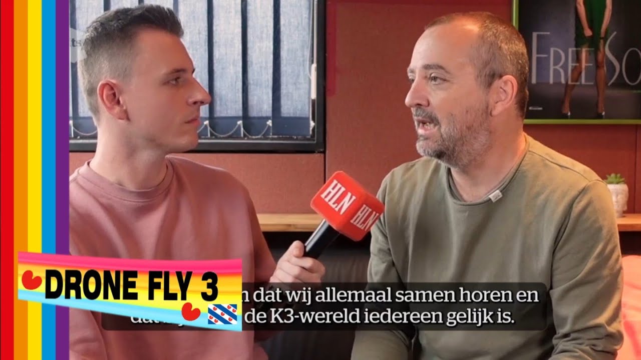 HLN Showbits K3 interview met Miguel Wiels hij past gene teksten aan bij de K3 orginals reünie 