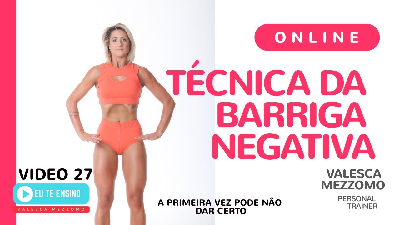 AULA 27 - LPF - TÉCNICA DA BARRIGA NEGATIVA - Postura: em pé na parede