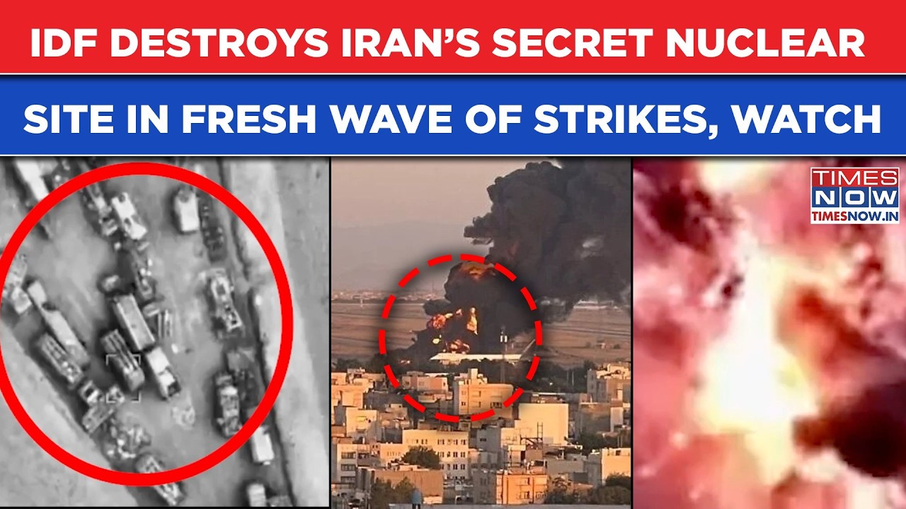 IDF's Fresh Wave Of Strikes On Iran: Secret Nuclear Site, 300 Ballistic Missile Launchers Destroyed