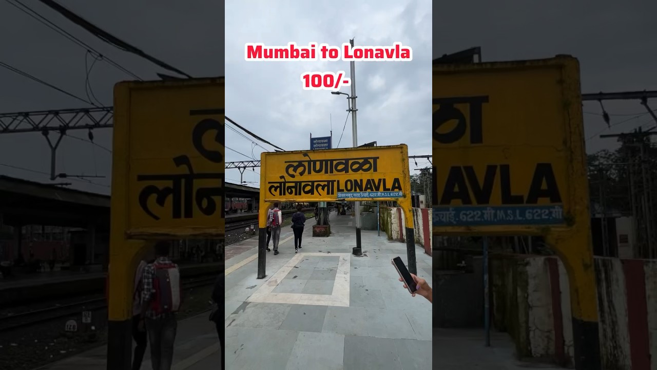 Mumbai to lonavla only at just 100/- #mumbai #youtubeshorts #shorts