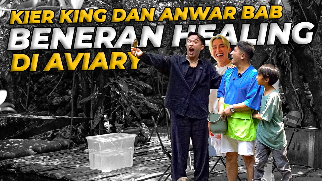 KIER KING DAN ANWAR BAB HAPPY BANGET DIDALAM AVIARY..!