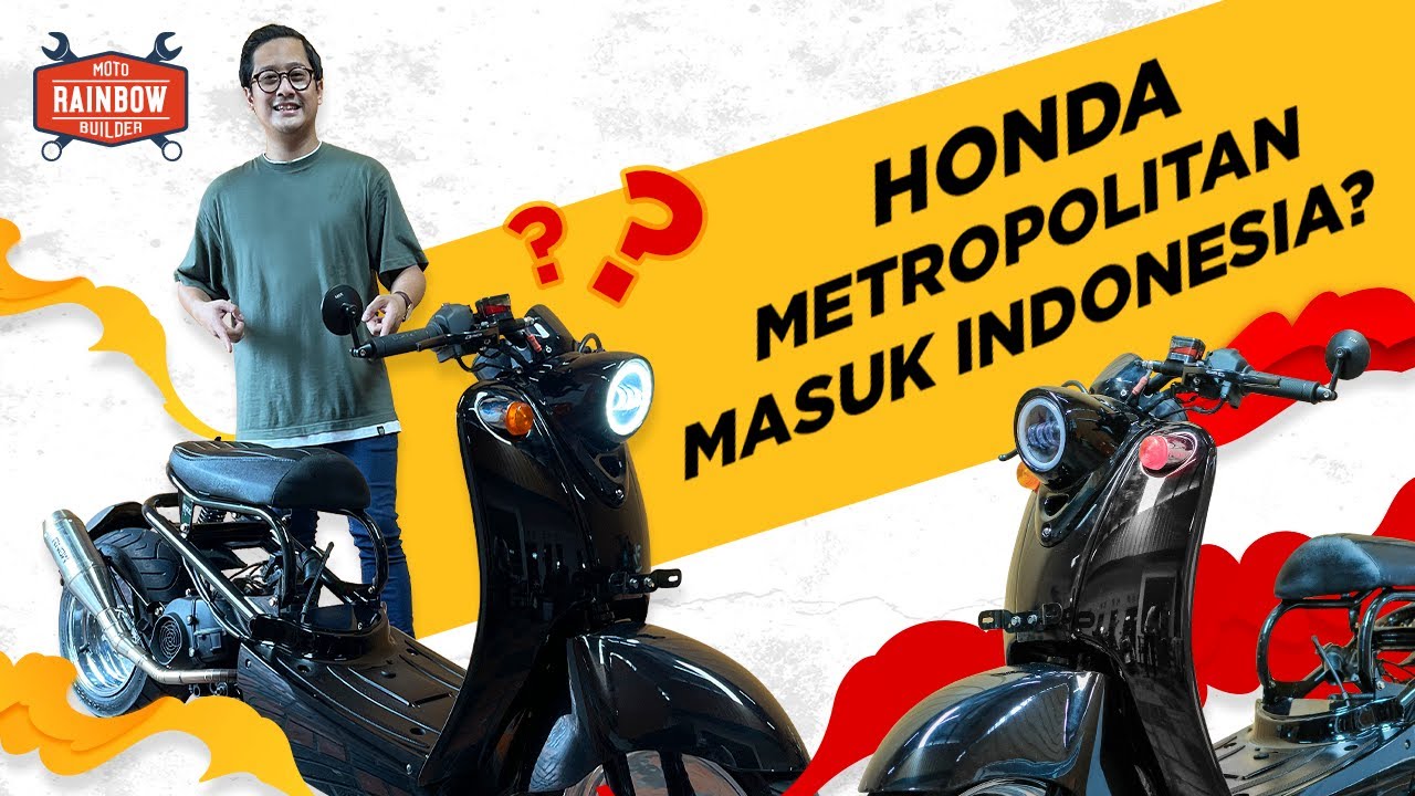 CUSTOM MOTOR RUCKUS DARI HONDA METROPOLIS⁉️
