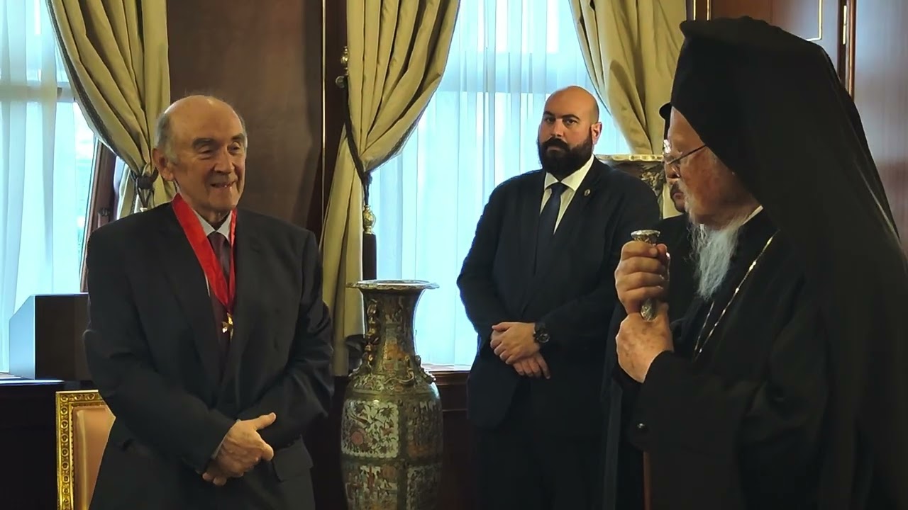 Επίσκεψη ομάδας Μετσοβιτών με τον καθηγητή κ Μιχάλη Τρίτο στον οικουμενικό Πατριάρχη κ. Βαρθολομαιο