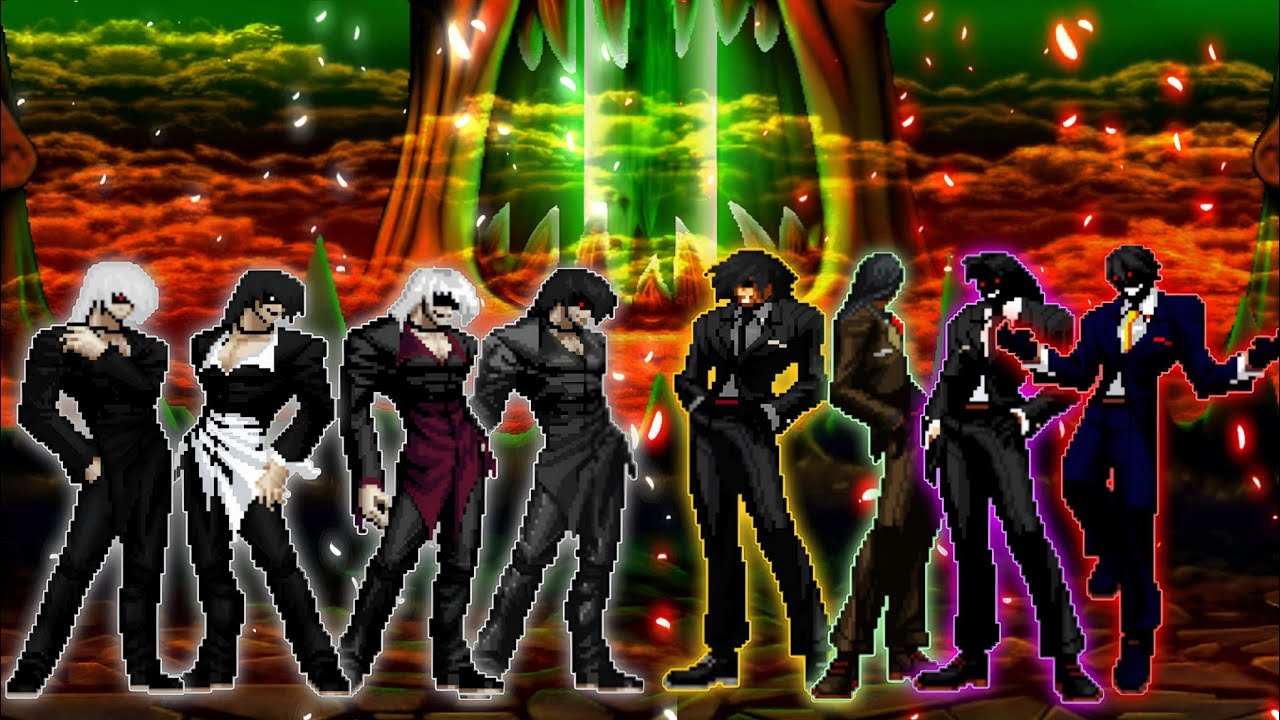 [KOF Mugen] Yagwick Team VS. Berserk Kazuya Team
