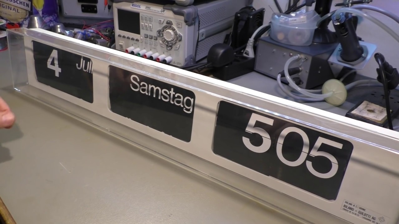 Solari Udine Dator 6 and Favag clocks (PWJ36)