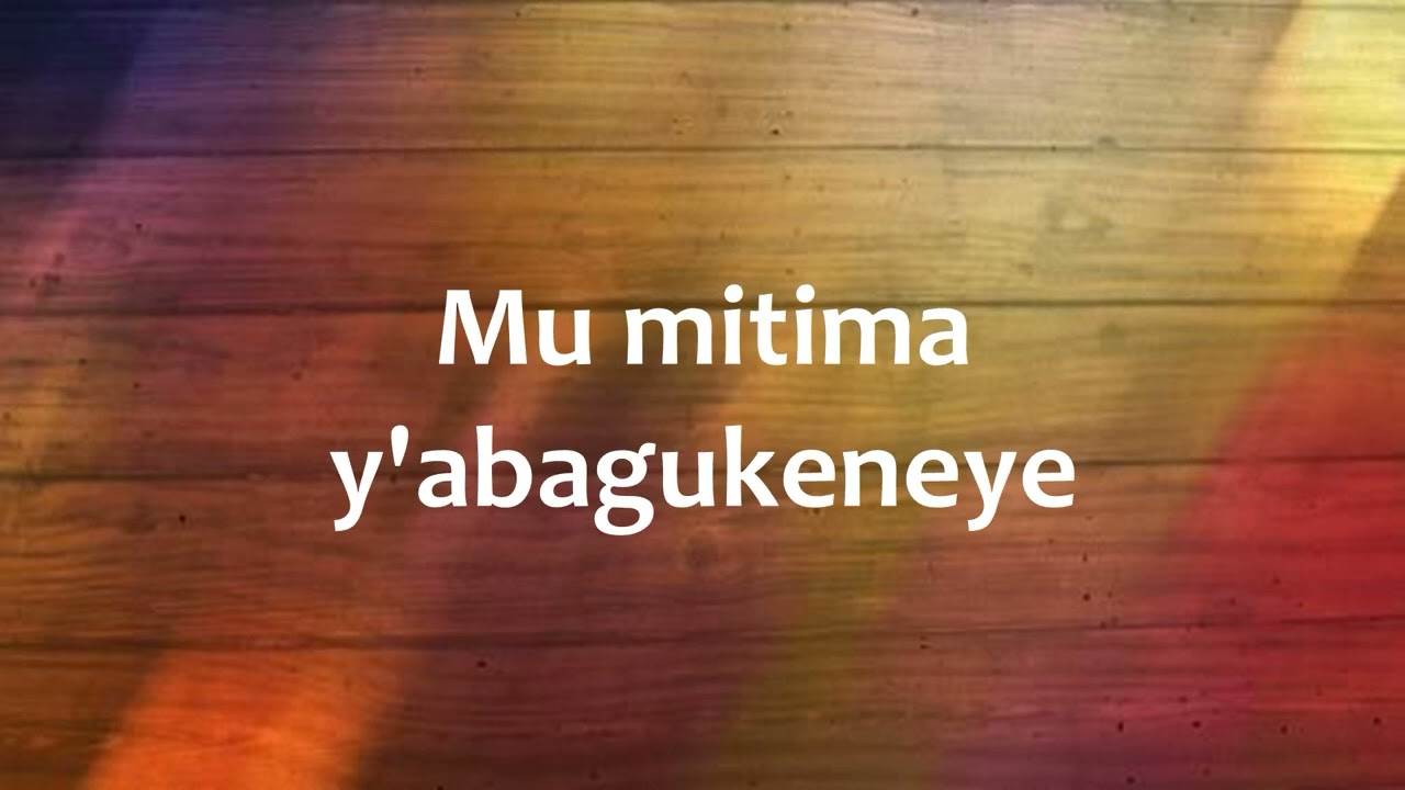 Umugani w'umubibyi - KARAKE Jean Claude Lyrics video