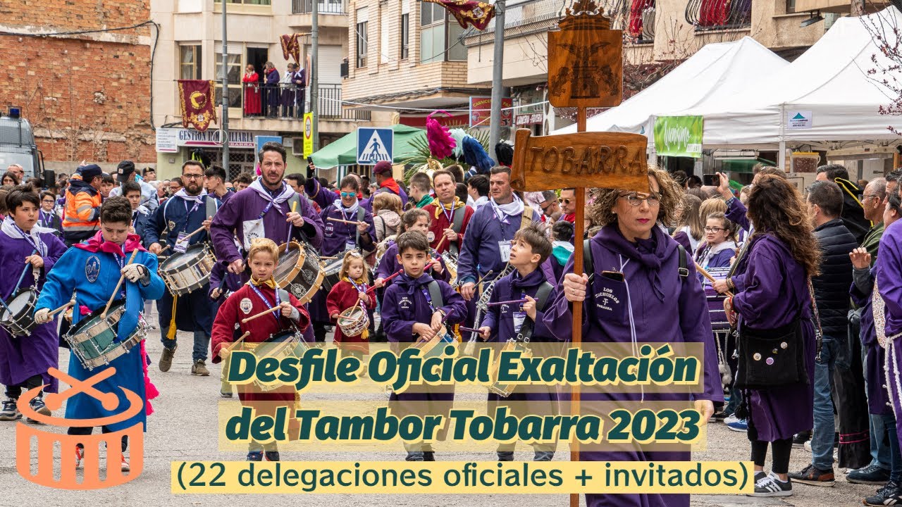 Desfile Oficial de la Exaltación del Tambor y el Bombo. Tobarra 2023
