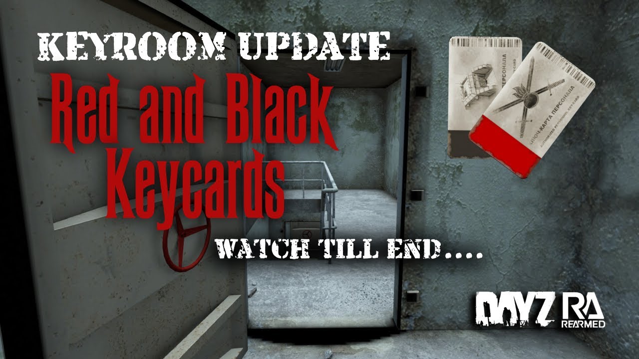 Red and black keycard is buffed! I got a tapper, but watch till end... #dayzrearmed
