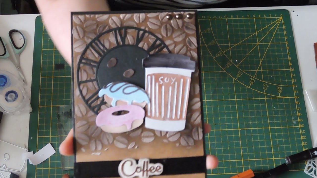 Tuto carte café. Inlovearts shop et queenacraft
