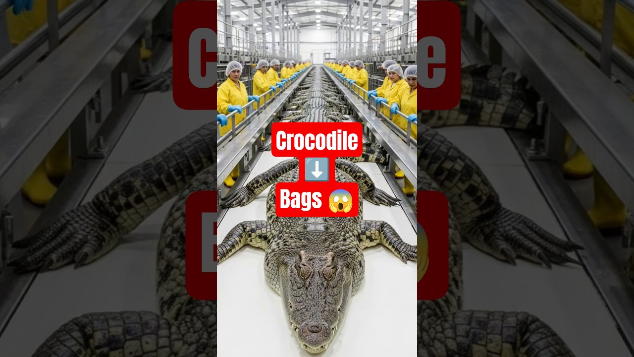Crocodile to bags😱. full video 👆