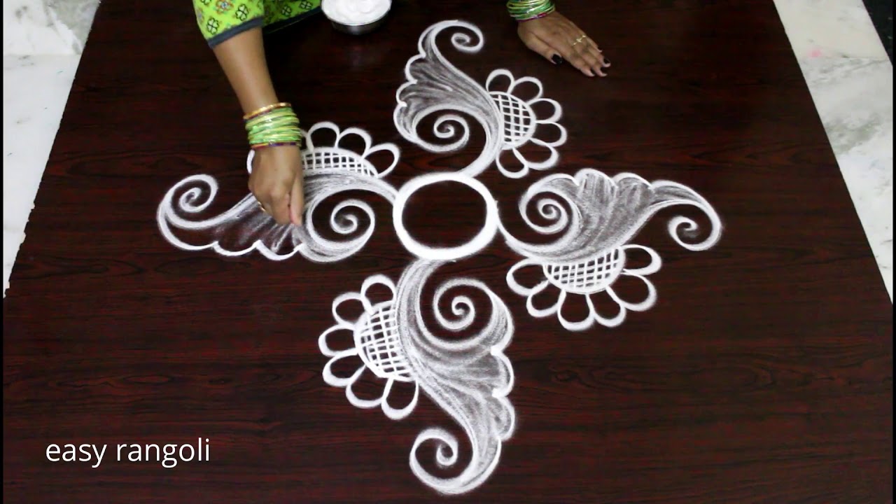 New and Latest Rangoli designs by Suneetha || Creative Kolam
