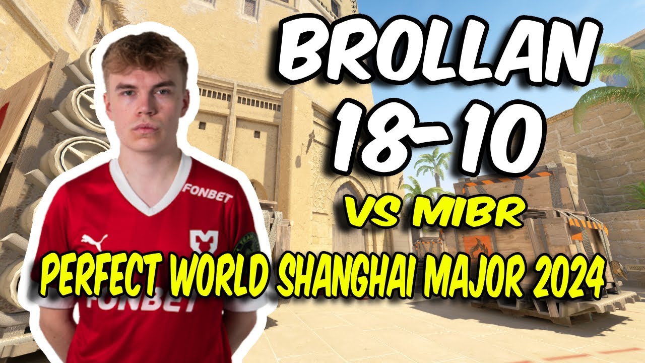 CS2 POV MOUZ Brollan (18/10) vs MIBR (Mirage) @ Perfect World Shanghai Major 2024