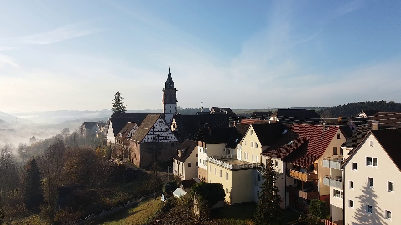 Dornstetten in the Morning 4K DJI Mavic Mini