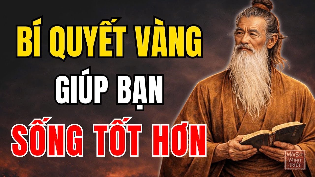 Bài học để đời GIÚP BẠN SỐNG TỐT HƠN và bớt khổ ngay hôm nay | Một Đời Minh Triết
