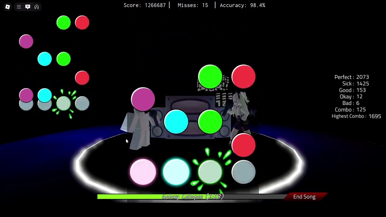 06.01 Basically FNF Remix - Galaxy Collapse 18 Miss Clear [Roblox]