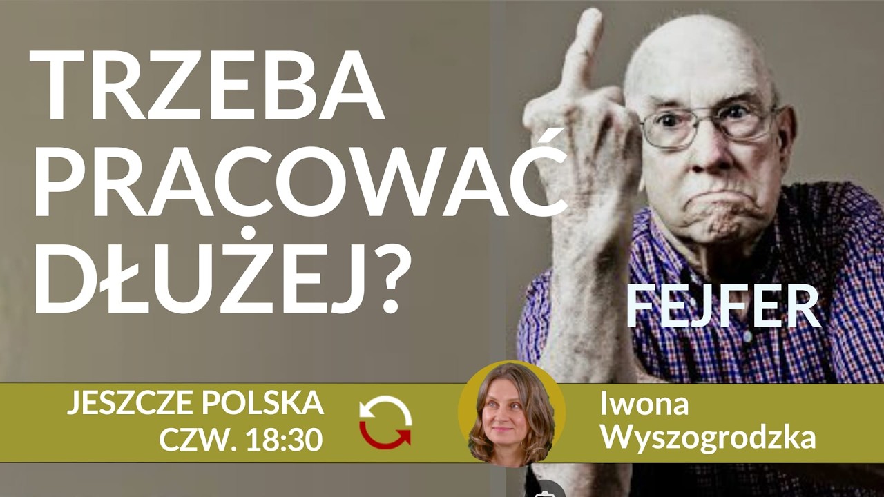 Dłuższa praca to konieczność - pisze Kamil Fejfer i pokazuje lewicy liczby