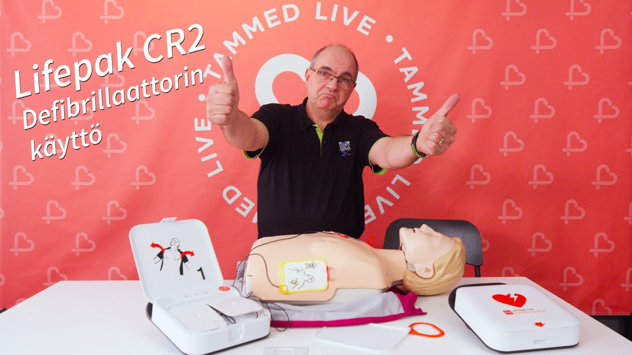 Lifepak CR2 - Defibrillaattorin käyttö