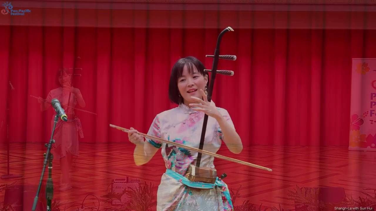 Shangri‑La w/ Sun Hui | Erhu Live at Ala Moana Centerstage 🌺 | Pan‑Pacific Festival 2025 [4K]
