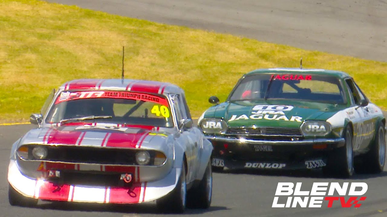 Awesome Bathurst Winning Jaguar XJS vs V8 Triumph Stag