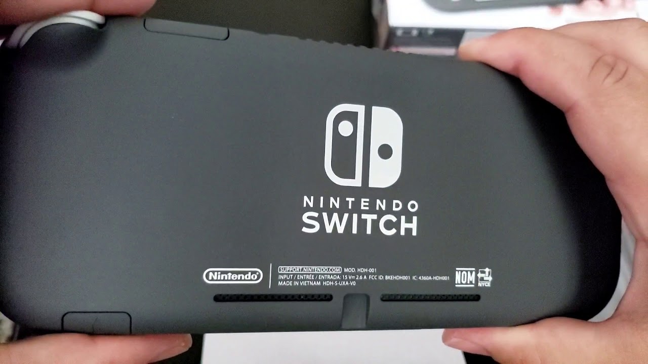 Nintendo Switch Lite - Gray Color- Quick Unboxing.