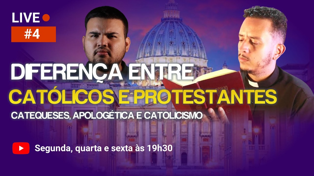 A diferença entre Católicos e Protestantes - Live Semanal #4 | Diác. João Victor Mariano