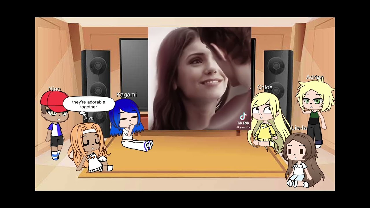 Mlb react to Marinette and Luke as Elena and Stefan