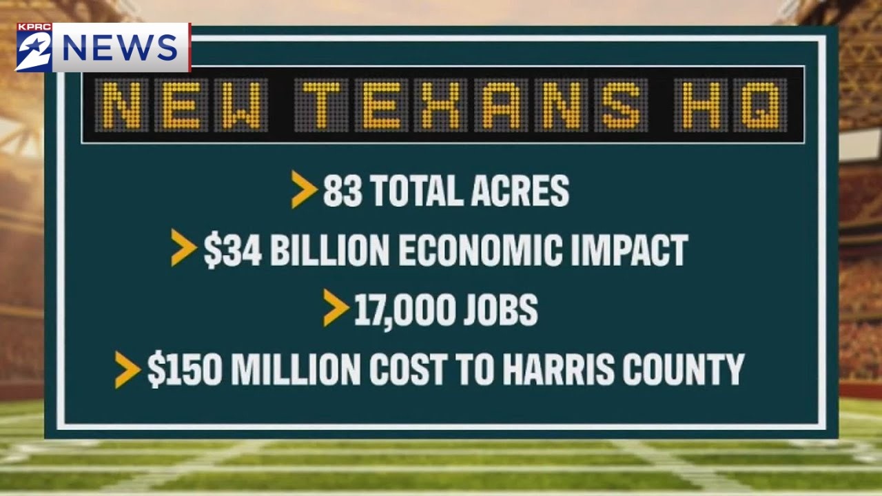 Plans are Taking Shape for a New Houston Texans Facility in Bridgeland