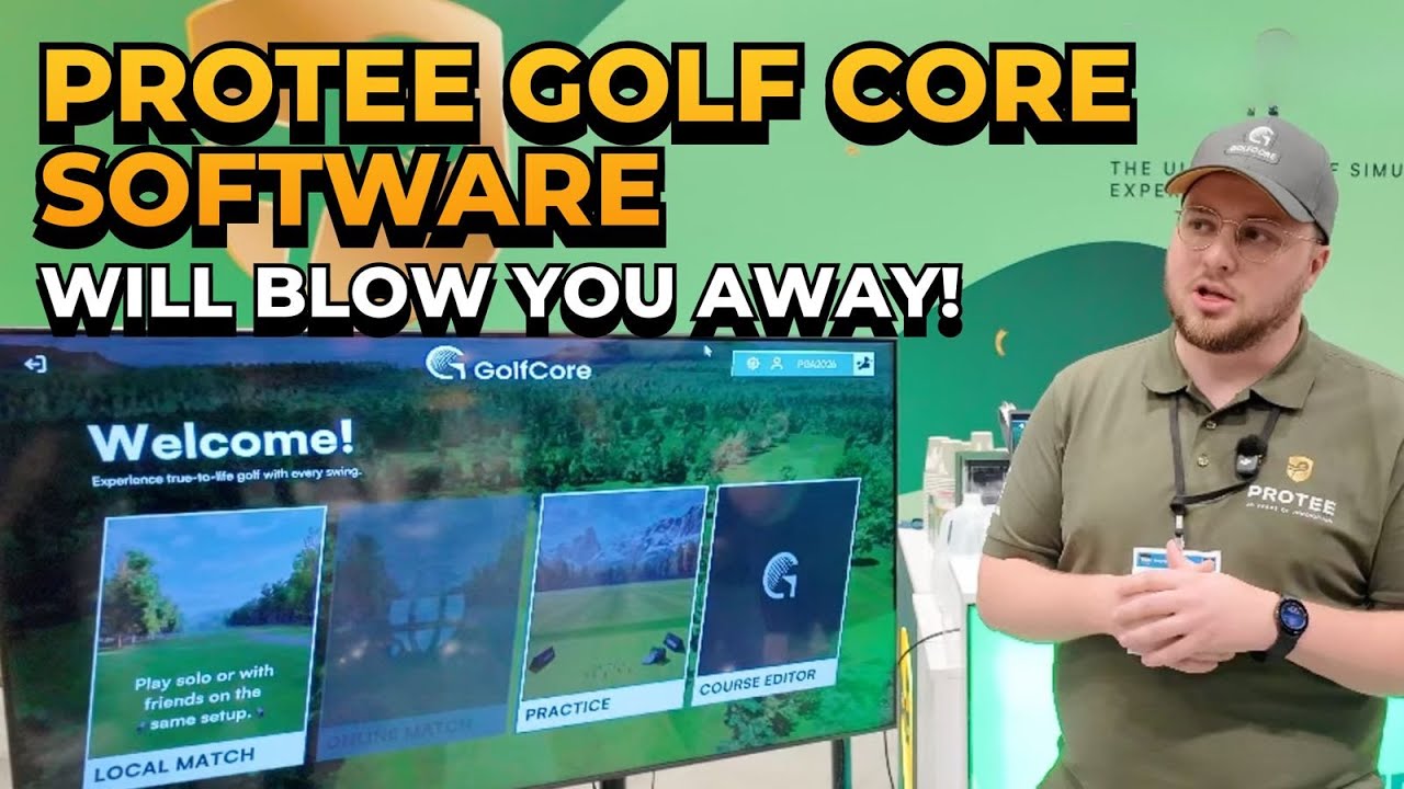 PROTEE VX WITH GOLF CORE AND SWING COACH AI AT THE PGA SHOW 2026! THIS HAS BLOWN US AWAY!