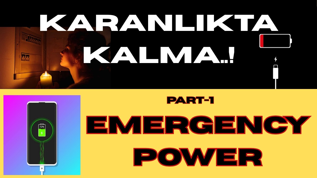 👉HER EVDE OLMASI GEREKEN ACİL ENERJİ SİSTEMİ | Every Home Needs This Emergency Power System PART 1